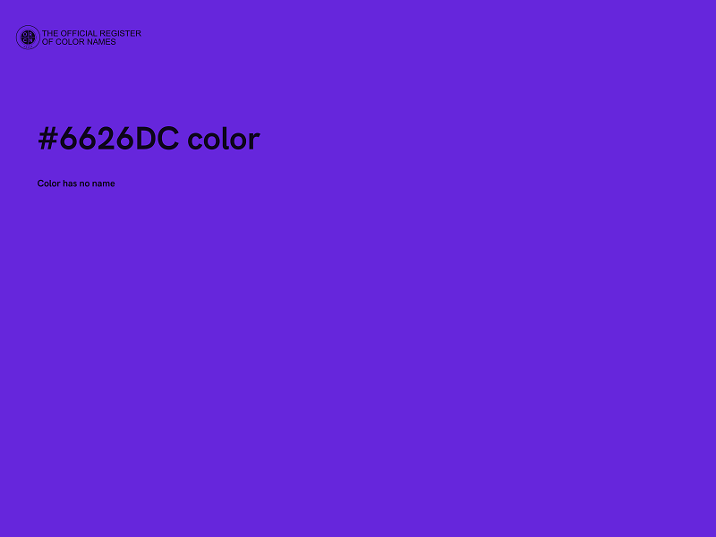 #6626DC color image