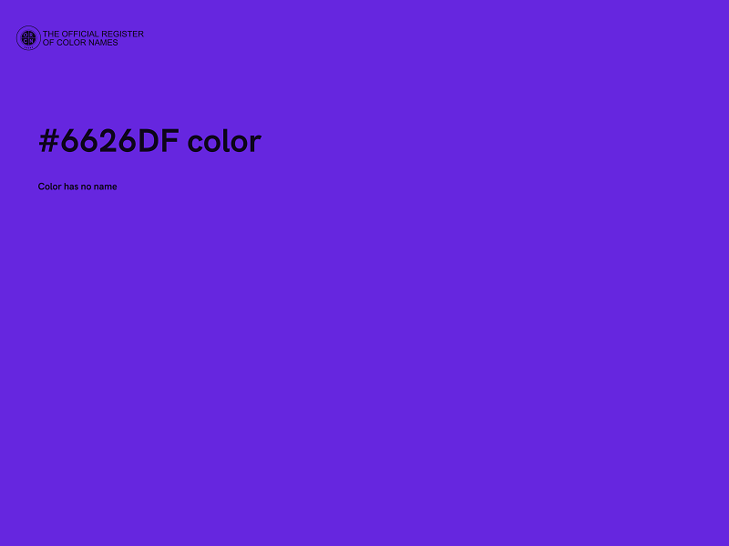 #6626DF color image