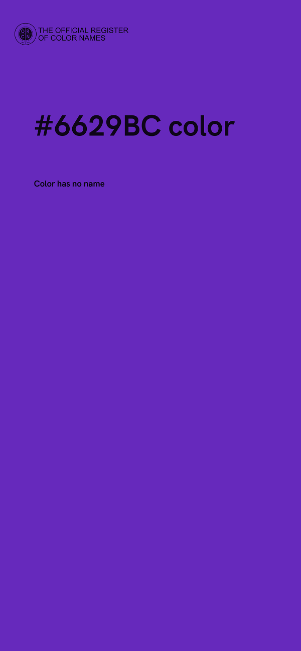 #6629BC color image