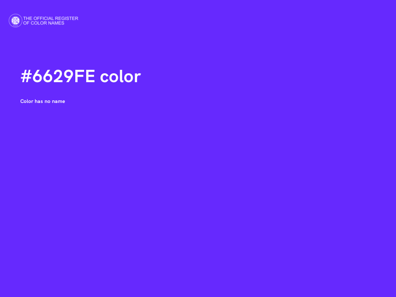 #6629FE color image