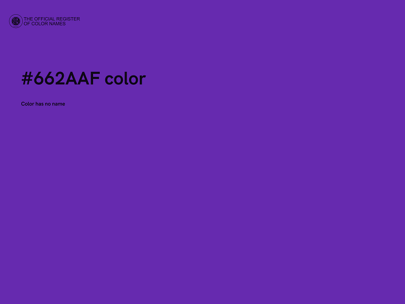 #662AAF color image