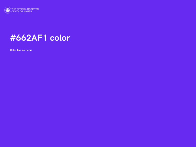 #662AF1 color image