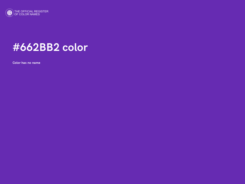 #662BB2 color image