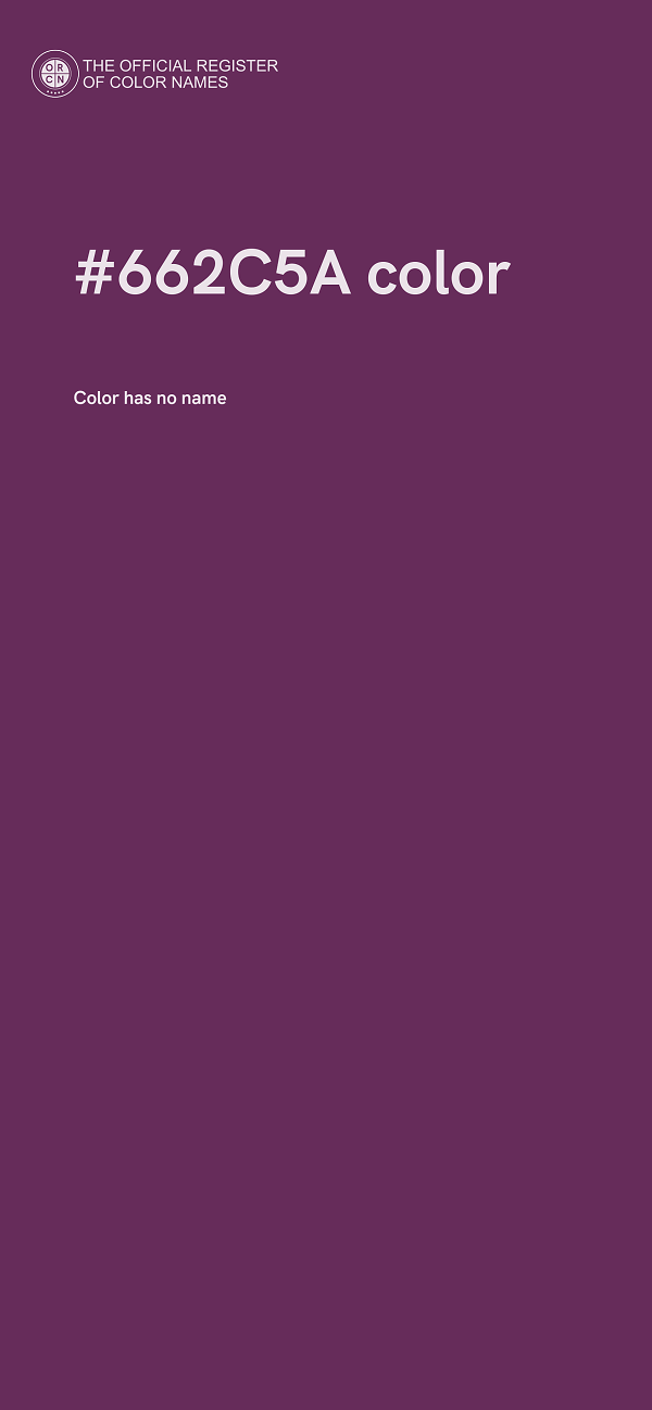 #662C5A color image