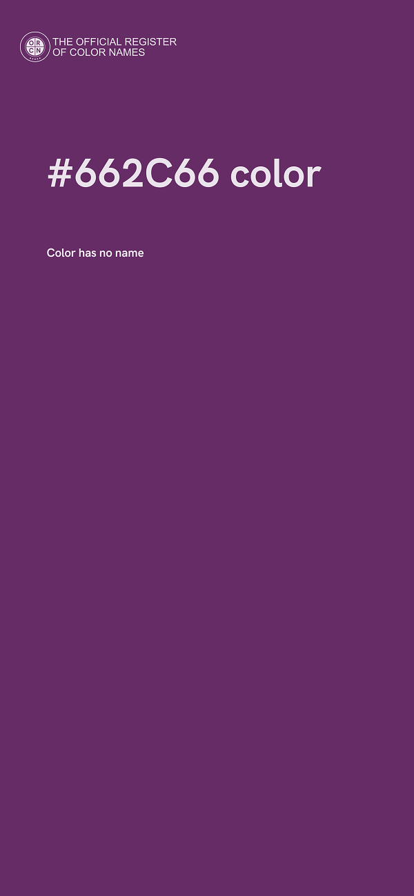 #662C66 color image