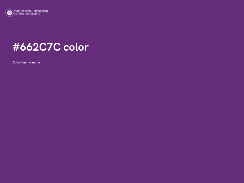 #662C7C color image