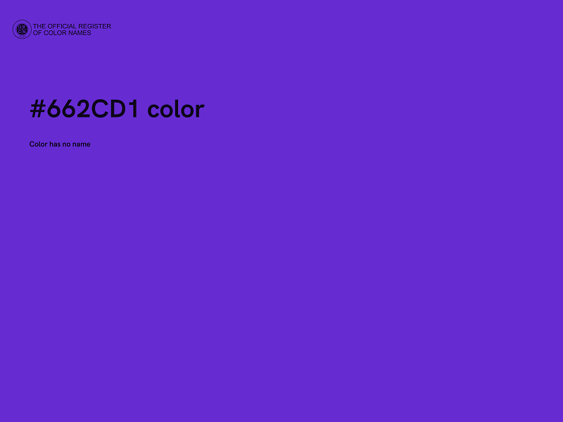 #662CD1 color image