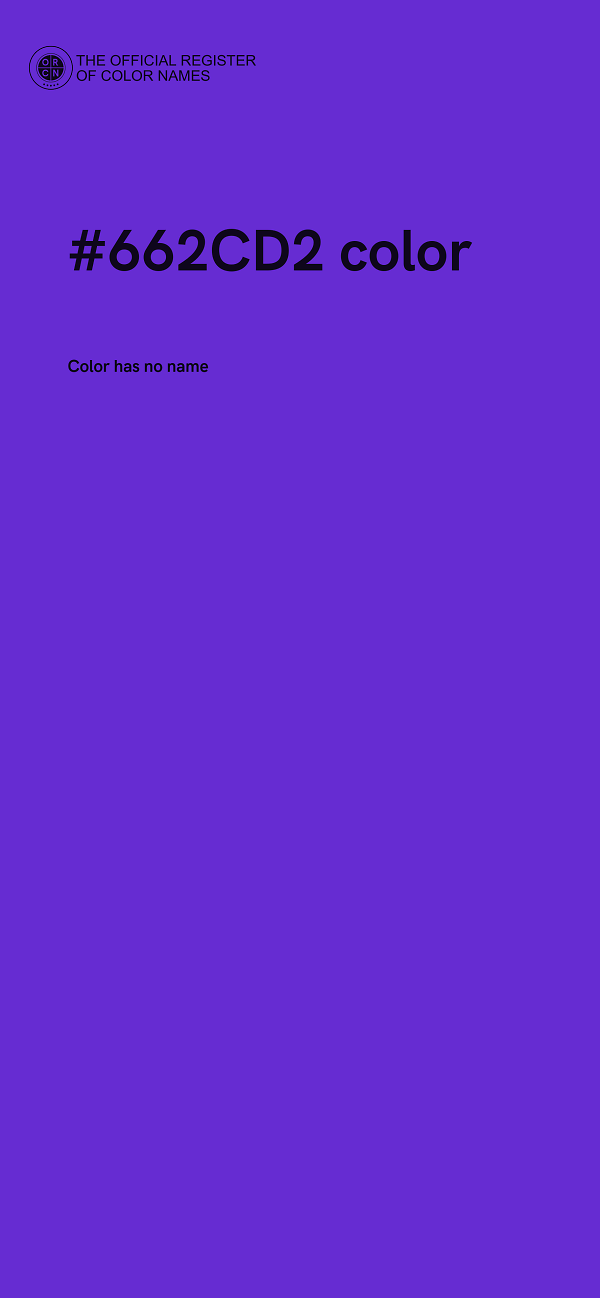 #662CD2 color image