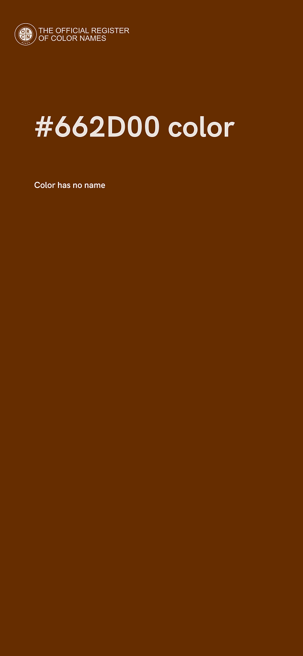 #662D00 color image