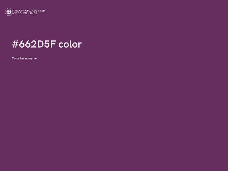 #662D5F color image