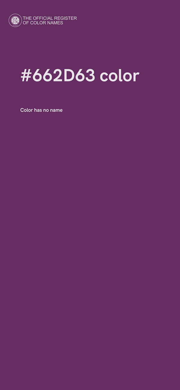 #662D63 color image