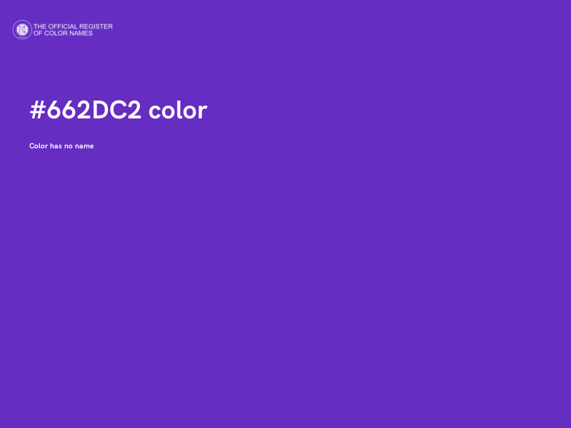 #662DC2 color image