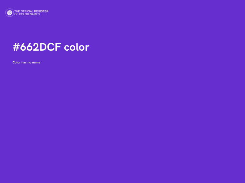#662DCF color image