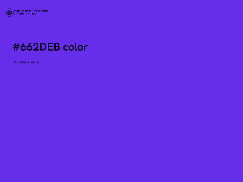 #662DEB color image