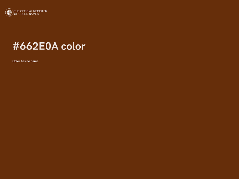#662E0A color image