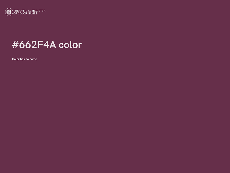 #662F4A color image