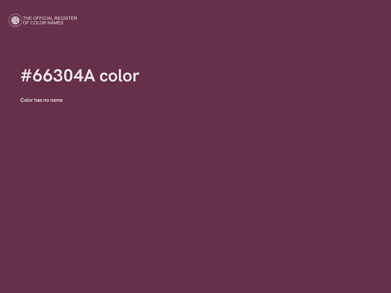 #66304A color image