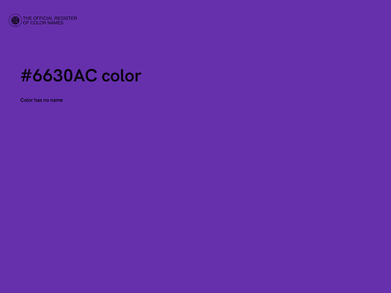 #6630AC color image
