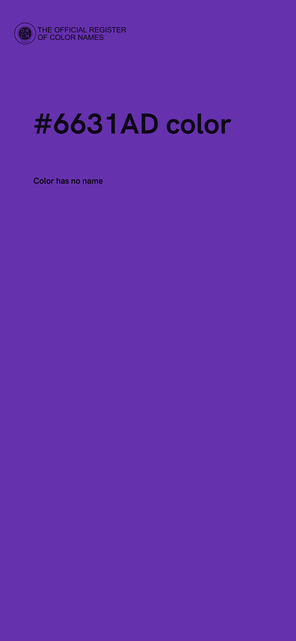 #6631AD color image