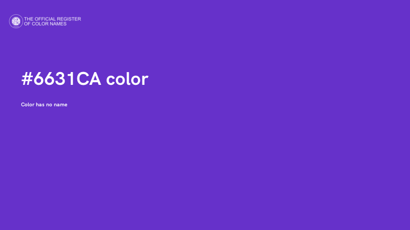 #6631CA color image