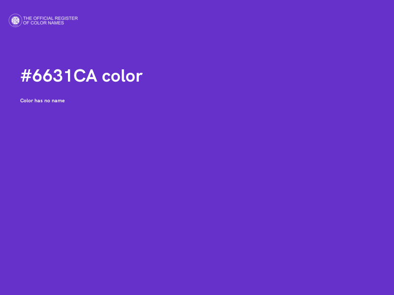 #6631CA color image