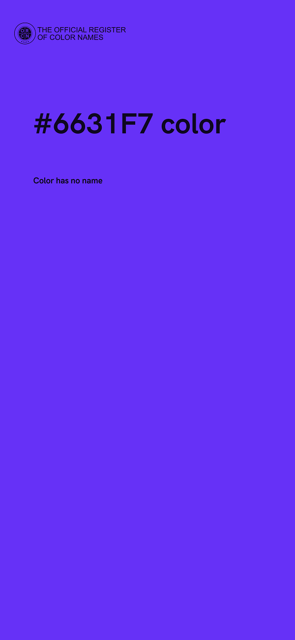#6631F7 color image