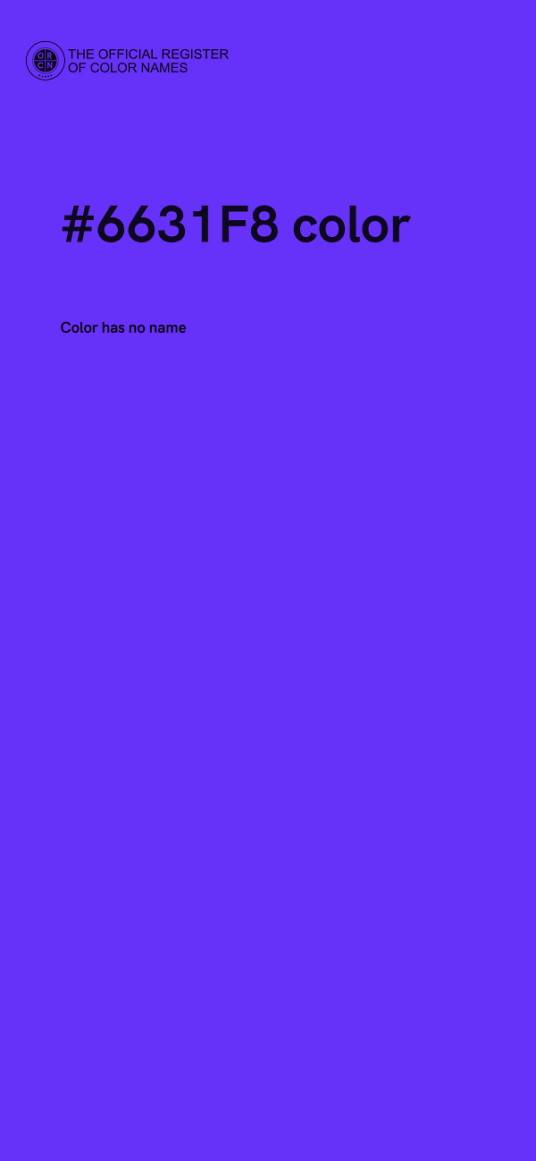 #6631F8 color image