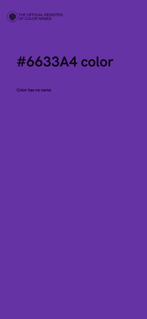 #6633A4 color image