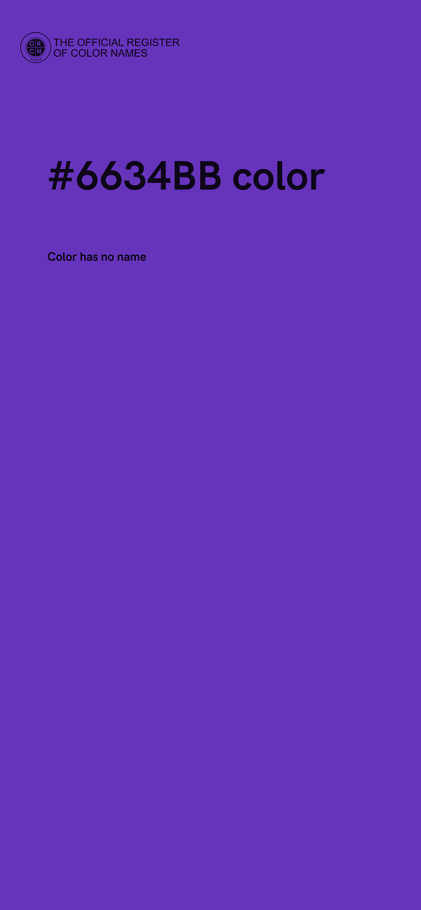 #6634BB color image