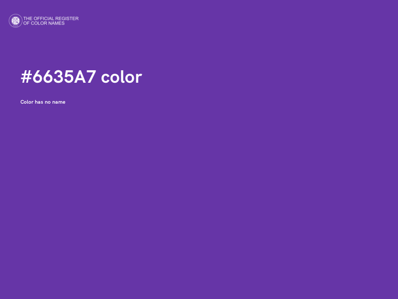 #6635A7 color image