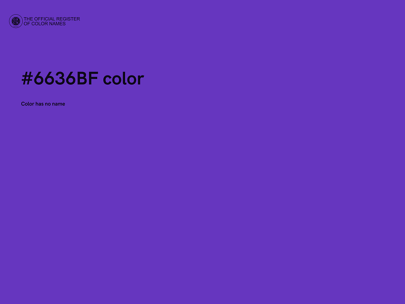 #6636BF color image