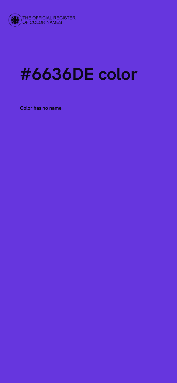 #6636DE color image
