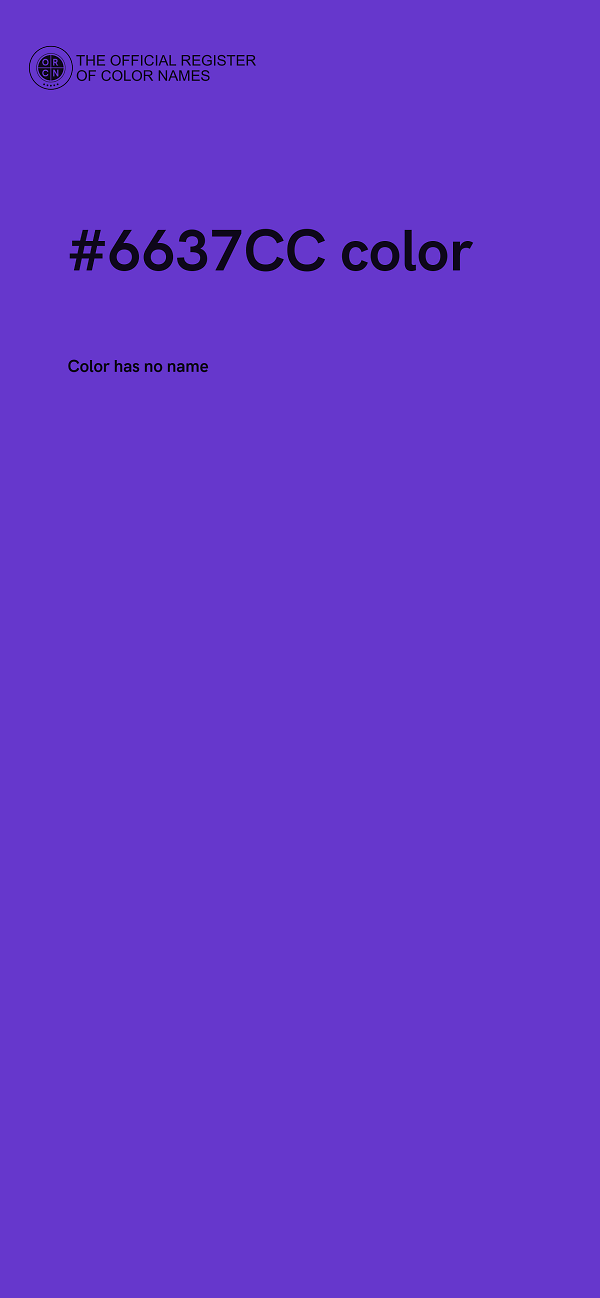 #6637CC color image