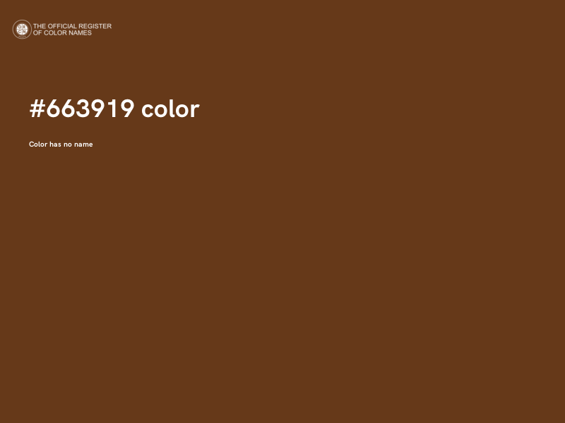 #663919 color image