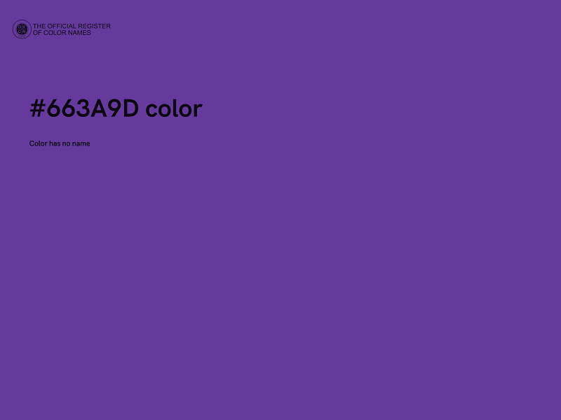 #663A9D color image