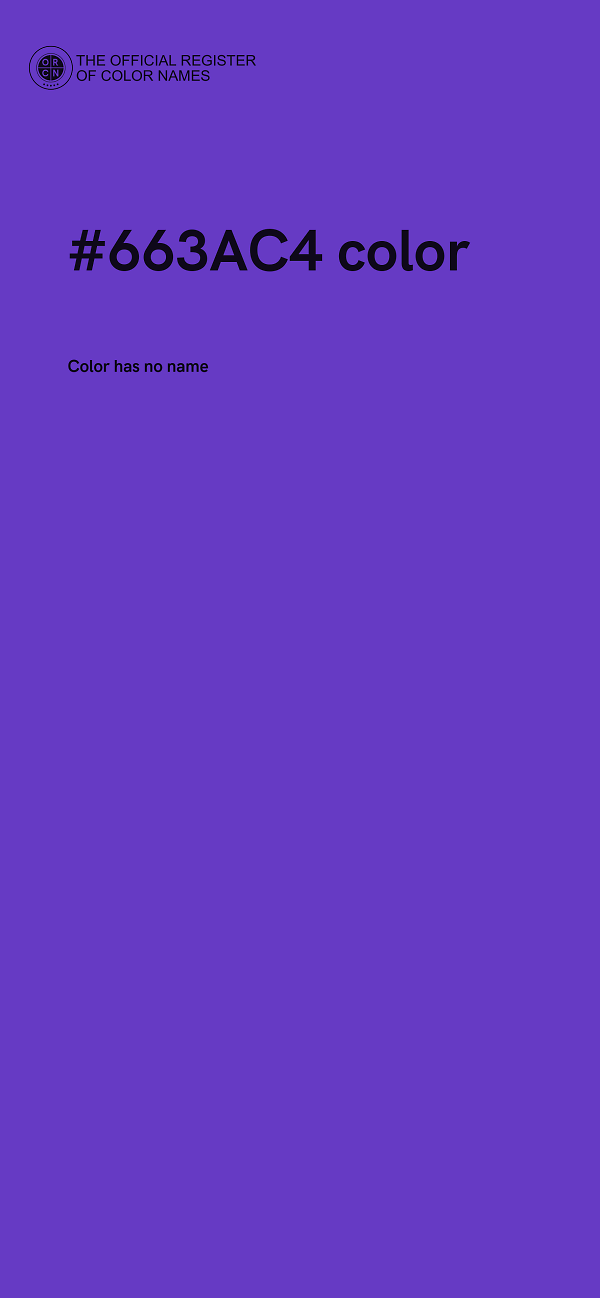 #663AC4 color image