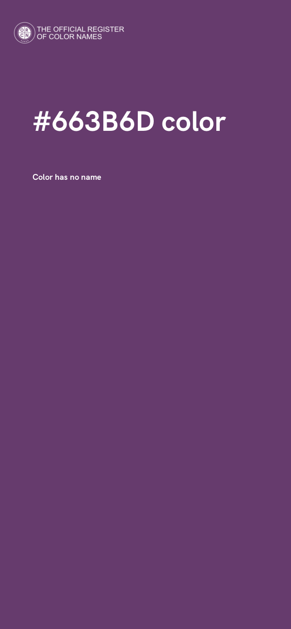 #663B6D color image