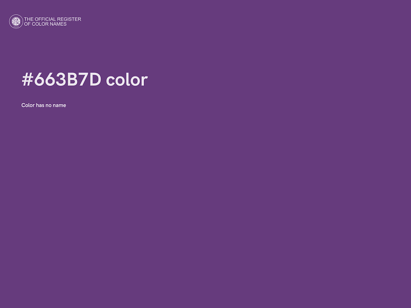 #663B7D color image