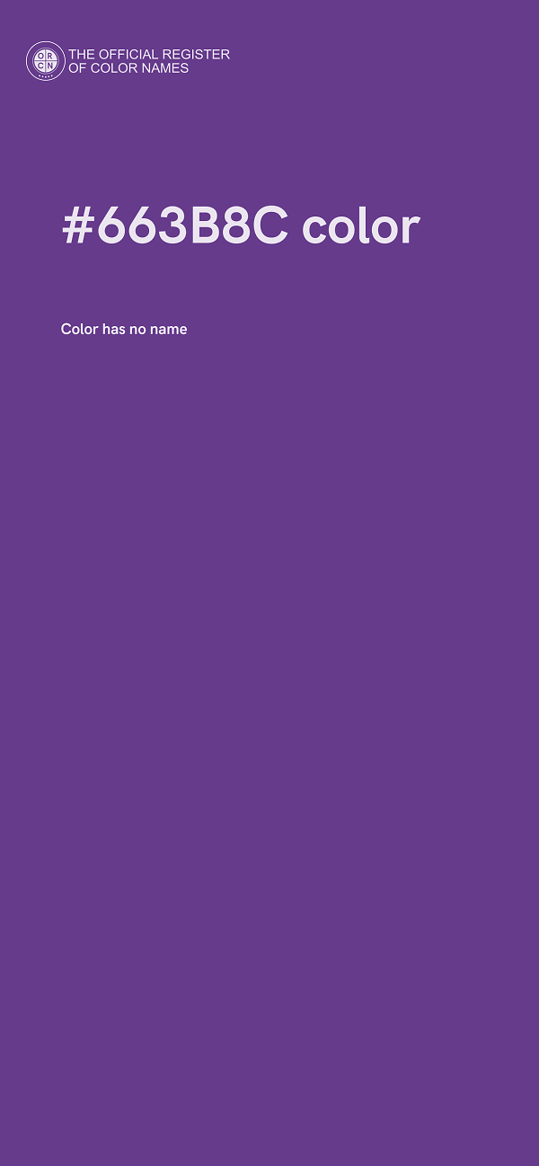 #663B8C color image