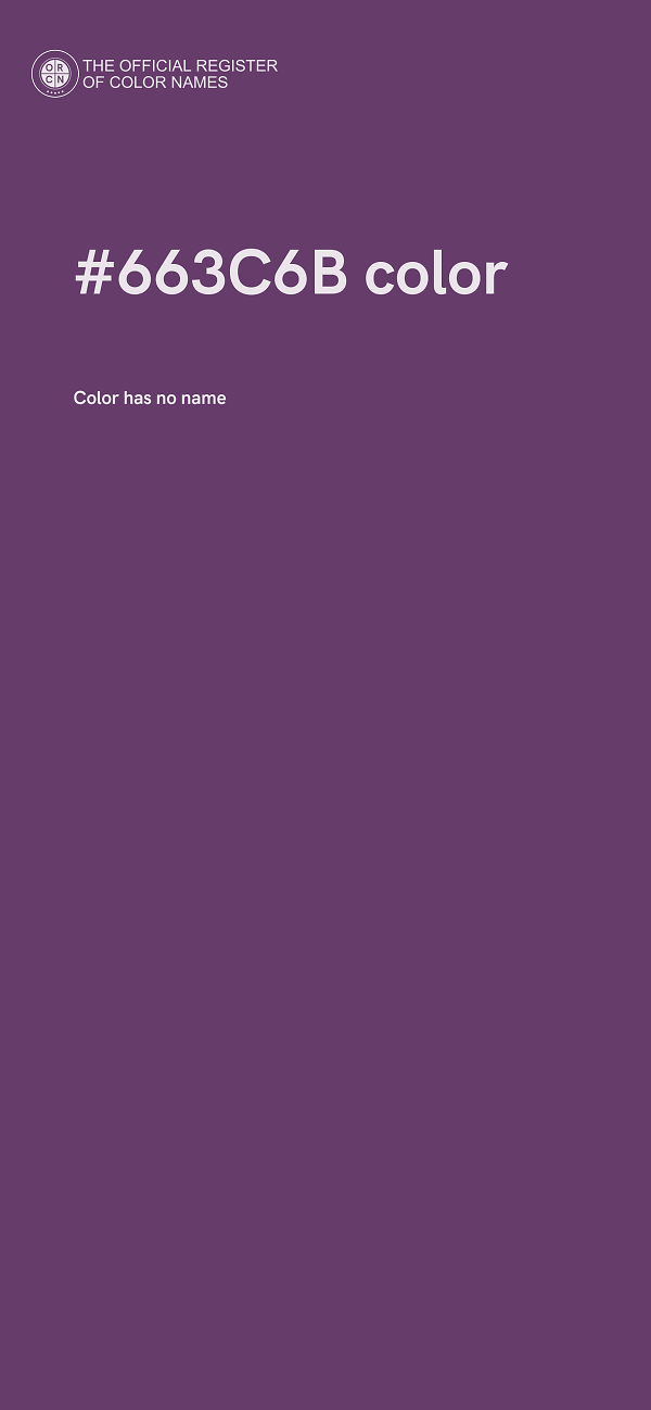 #663C6B color image
