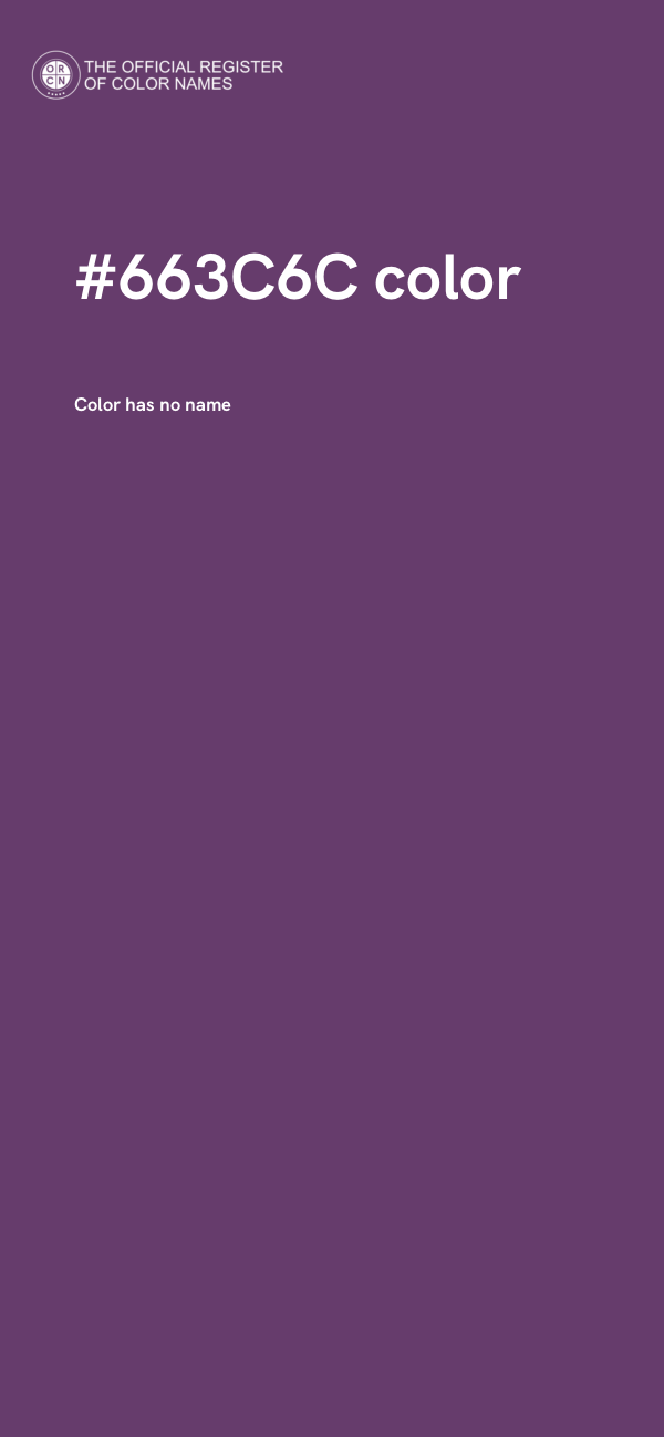 #663C6C color image