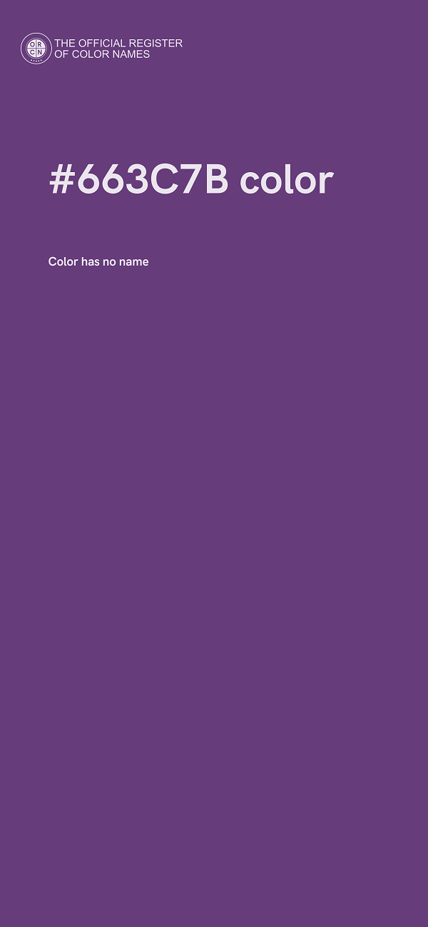 #663C7B color image
