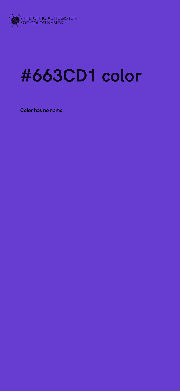 #663CD1 color image