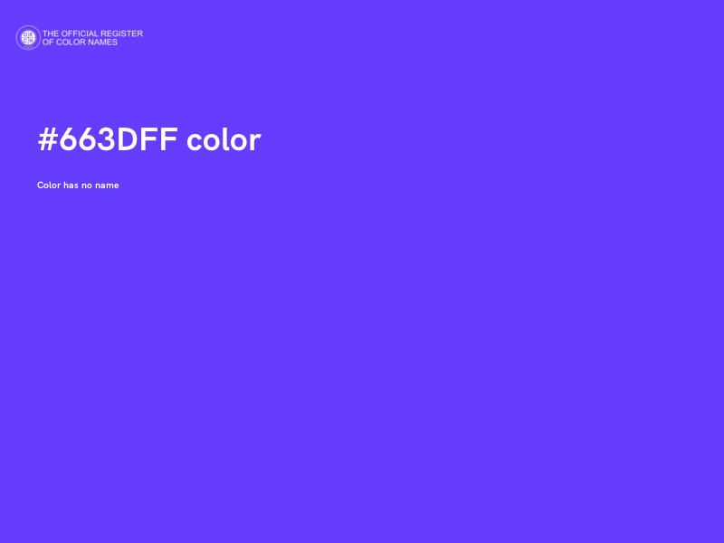 #663DFF color image