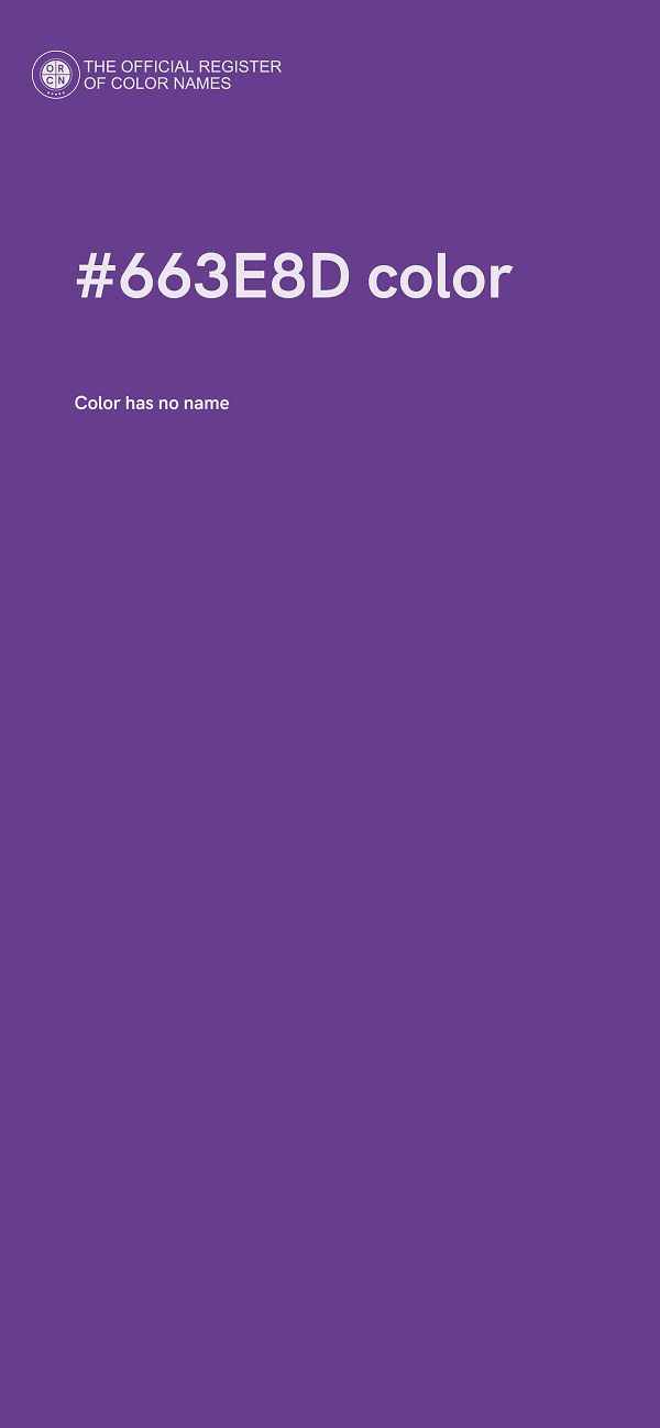 #663E8D color image