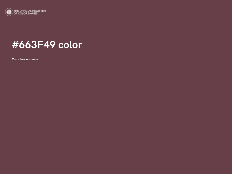 #663F49 color image
