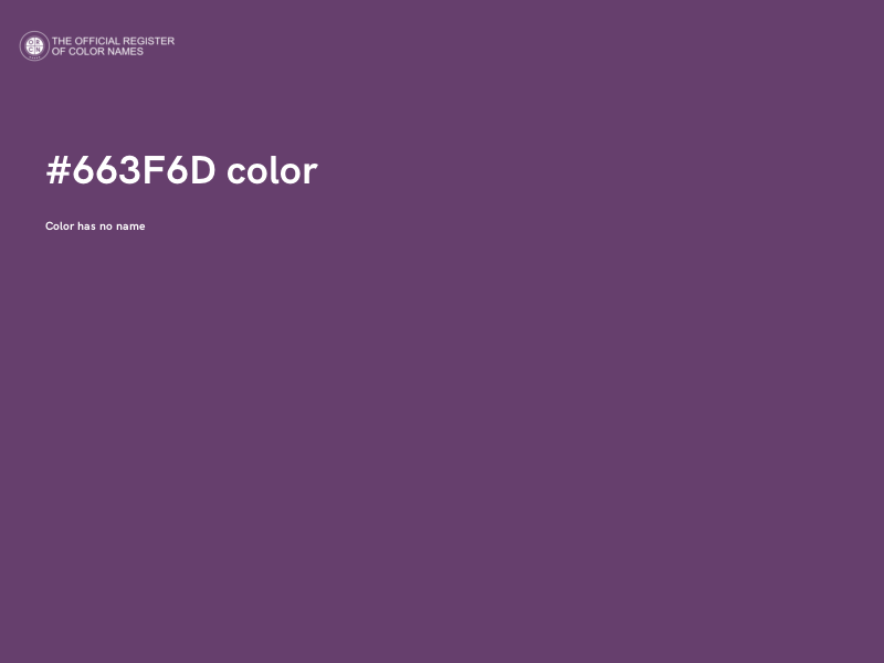 #663F6D color image