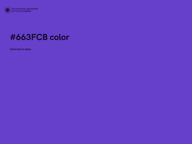 #663FCB color image
