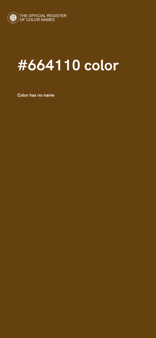 #664110 color image