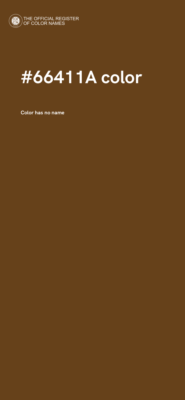 #66411A color image
